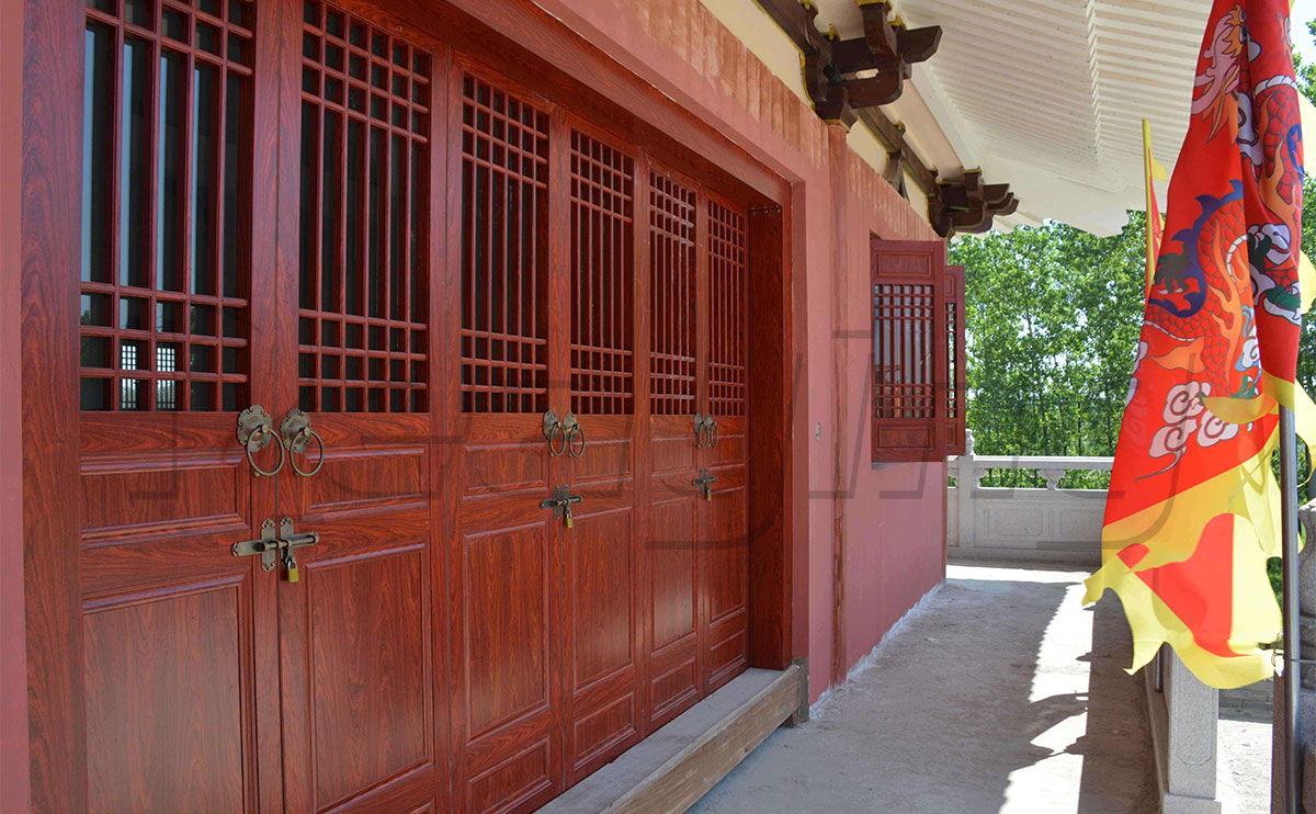 wooden door and window production